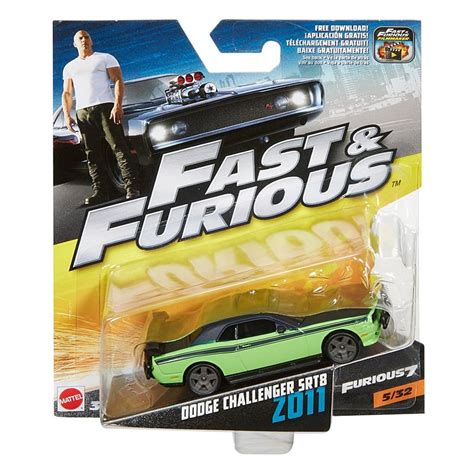 Fast And Furious Dodge Challenger Srt8 2011 Furious 7 532 Scale 155 Mattel 2016 Fcf40