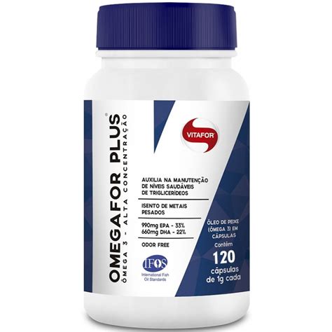 OmegaFor PLUS Omega 3 120 cáps 1000mg Vitafor