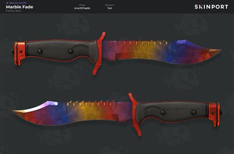 Bowie Knife Marble Fade Factory New Counter Strike Skinport