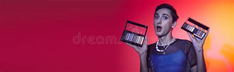 Chic Gay Man In Cozy Attire Stock Photo Image Of Stylish Androgynous