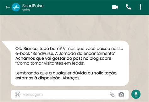 5 exemplos de como fazer uma ótima mensagem de saudação de WhatsApp