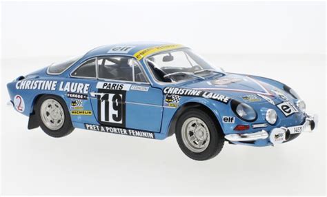 Miniature Alpine A Solido Renault No Rallye Wm Rallye Monte