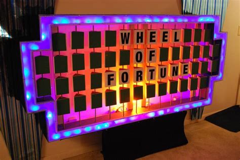 DIY Wheel of Fortune Board