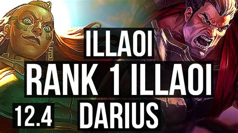 Illaoi Vs Darius Top Rank 1 Illaoi 8 Solo Kills Dominating Euw