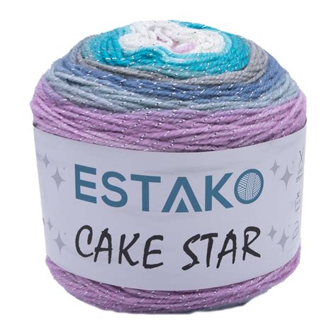 Amazon Estako Cake Star Acrylic Polyester Metallic