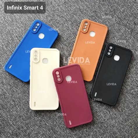 Jual INFINIX SMART 4 CASE PRO CAMERA MACARON CASE INFINIX SMART 4