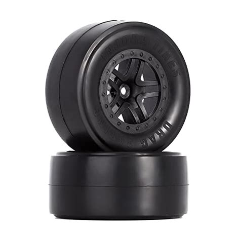 Injora Drag Racing Tires Rear Belted Slick Tires For No