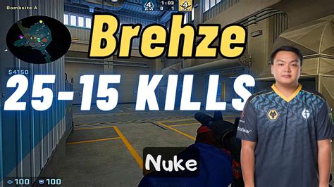 CSGO POV Evil Geniuses Brehze 25 15 vs Movistar Riders Nuke 𝙒𝙞𝙣 16