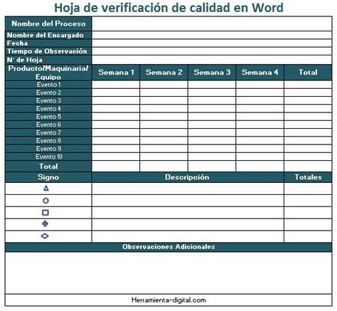 Top 95 Imagen Modelo De Check List De Herramientas Abzlocalmx