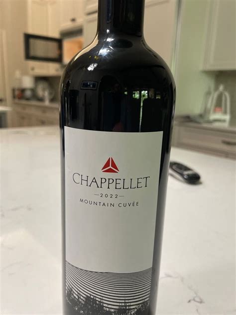 Chappellet Mountain Cuv E Usa California Napa Valley