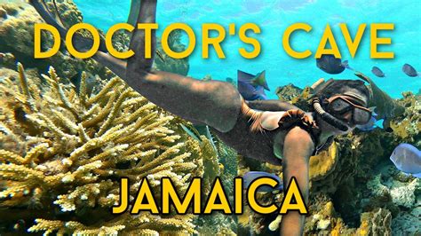 Girl Snorkeling Montego Bay Jamaica Doctor S Cave Beach Youtube