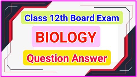 Class Th Biology Objective Question With Answer All Chapter For