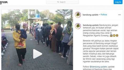 Viral Video Orang Antre Mau Cerai Pengadilan Agama Biasanya