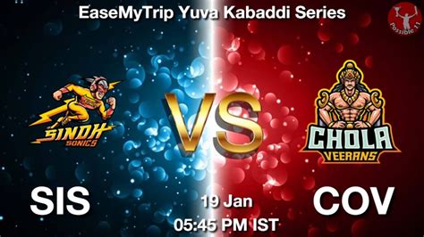 SIS Vs COV Dream11 Team Prediction Fantasy Kabaddi Tips 19 Jan 2024