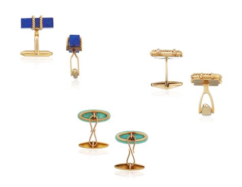 GROUP OF MULTI-GEM CUFFLINKS, | Christie’s