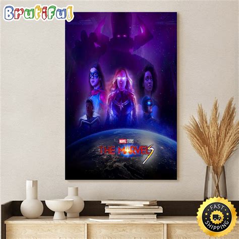 The Marvels 2023 Movie Poster Canvas