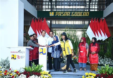 Dapat Tampung Pedagang Pasar Godean Di Yogyakarta Diresmikan