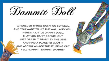 Dammit Doll Poem Printable - Printable Word Searches