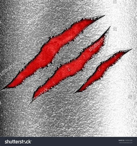 claw marks  metal panel stock illustration  shutterstock