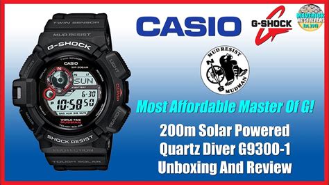 Most Affordable Master Of G Casio G Shock 200m Solar Powered Diver