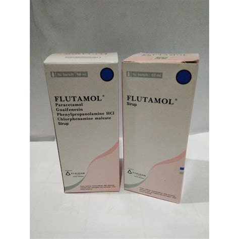 Jual Flutamol Sirup Obat Flu Dan Batuk Shopee Indonesia