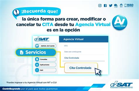 SAT Guatemala On Twitter Recuerda Que Solamente Desde Agencia