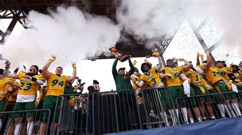 NDSU Bison 2021 NCAA FCS National Championship Trophy Presentation