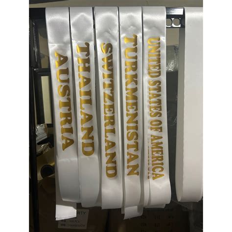 Sash For United Nation Costume Message Lang Po Kung Wala Po Sa Pag