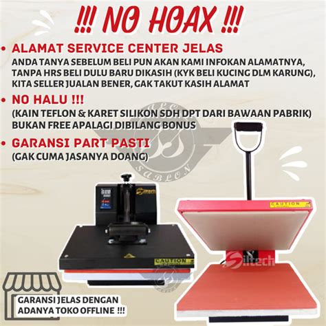 Jual Mesin Press Kaos X Cm Teflon Ekonomis Jakarta Pusat