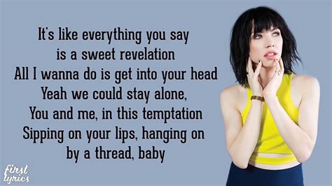 Carly Rae Jepsen I Really Like You Lyrics Youtube