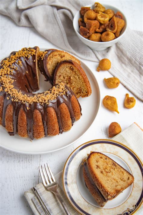 Fig Bundt Cake With Chocolate Glaze Ganache Valley Fig