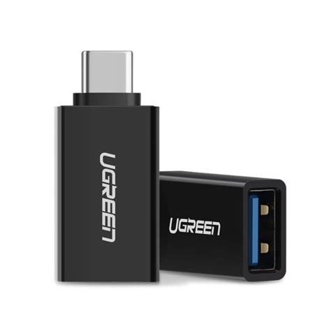 Ugreen USB C To USB 3 0 A Female Adapter Black 20808 OTC LK