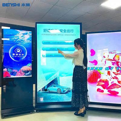 Inch Indoor Touch Screen Advertising Kiosk Cms Software Lcd Displays