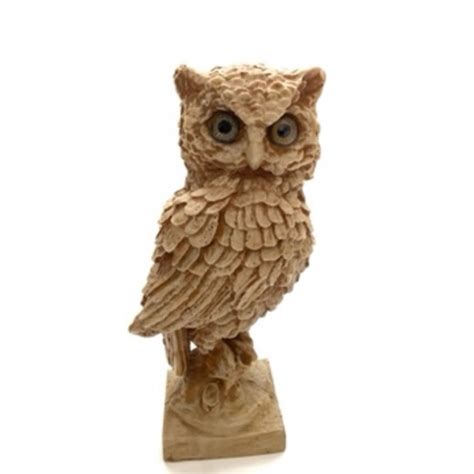 Accents Vintage Sculptured Resin Owl Figurine Poshmark