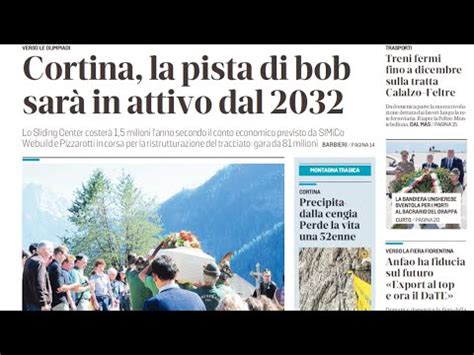 Cortina Precipita Dalla Cengia Perde La Vita Una Enne Edicola