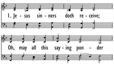 Jesus Sinners Doth Receive Digital Songs And Hymns