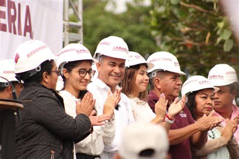 Julio García Machucho da banderazo de puente a 2 carriles Lecheria