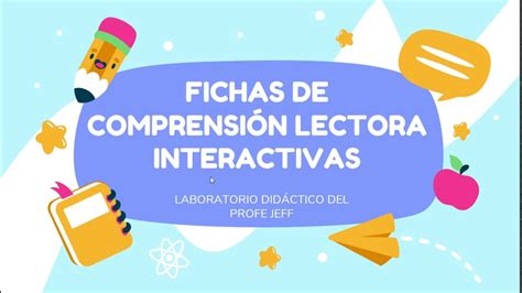 EJERCICIOS DE COMPRENSIÓN LECTORA PARA NIÑOS LECTURA INTERACTIVA