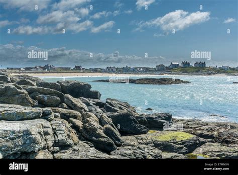 View Over Trearddur Bay Anglesey North Wales Uk Stock Photo Alamy