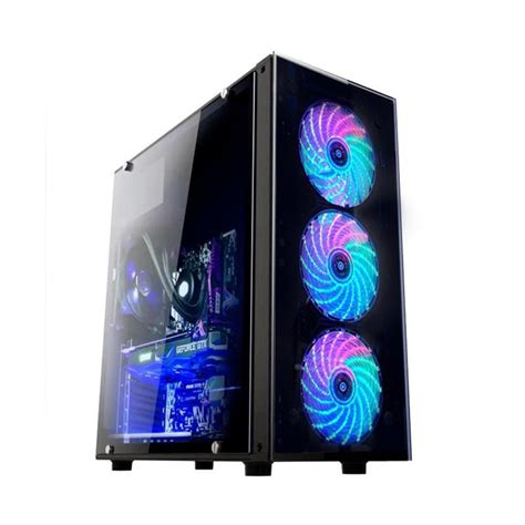 Gabinete Gamer Bpc Black Atx Lateral Em Acrilico S Fonte Em