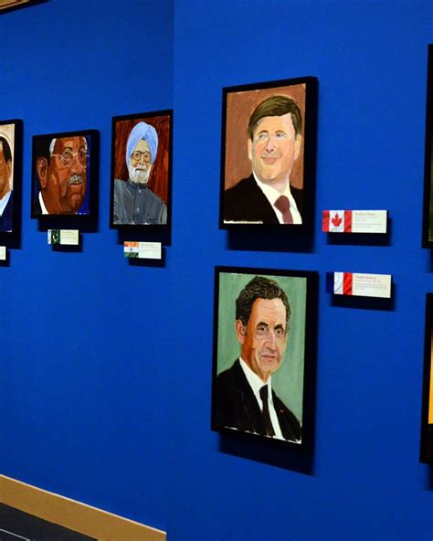 George Bush Paintings World Leaders