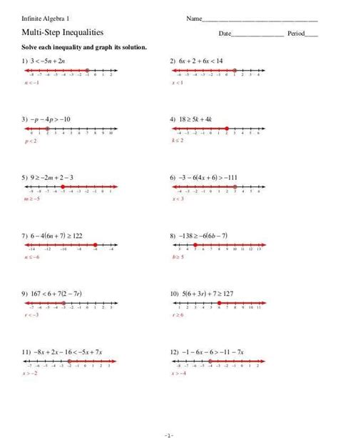 Mastering Multi Step Equations Answer Key For Lesson 5 Extra Practice