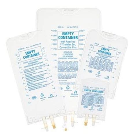 Container Empty Iv Bag Ml Lifecare Case Mcguff