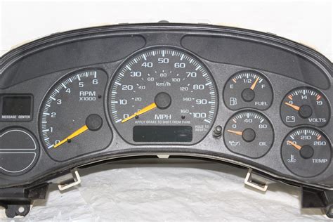 Instrument Cluster For A Chevy Silverado