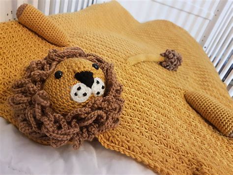 Ravelry In Safari Lion Baby Blanket Pattern By Crafting Happiness