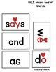 Heart Word High Frequency Word Cards UFLI Aligned By Educating With Ms M