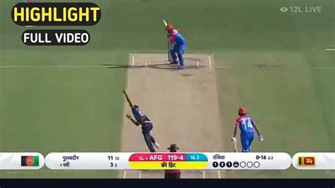 Agf Vs Sl T20 World Cup 2022 Full Match Highlight Video Afghanistan Vs Sri Lanka T20 Highlight