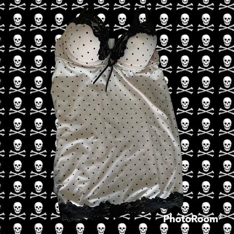 Cute Light Pink Poke A Dot Lingerie Thrifted Depop