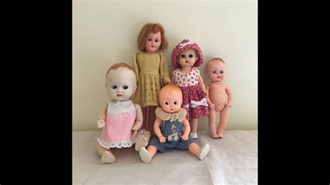 My Vintage Hard Plastic Dolls From The Fifties And Sixties Youtube