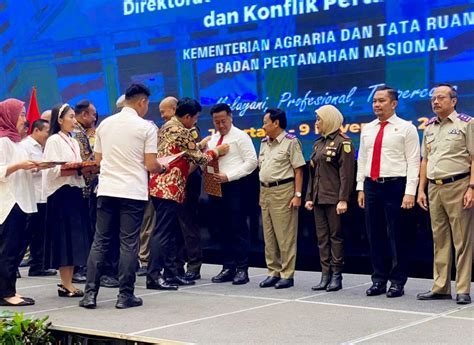 Kinerja Dinilai Baik Satgas Mafia Tanah Polda Jatim Raih Penghargaan